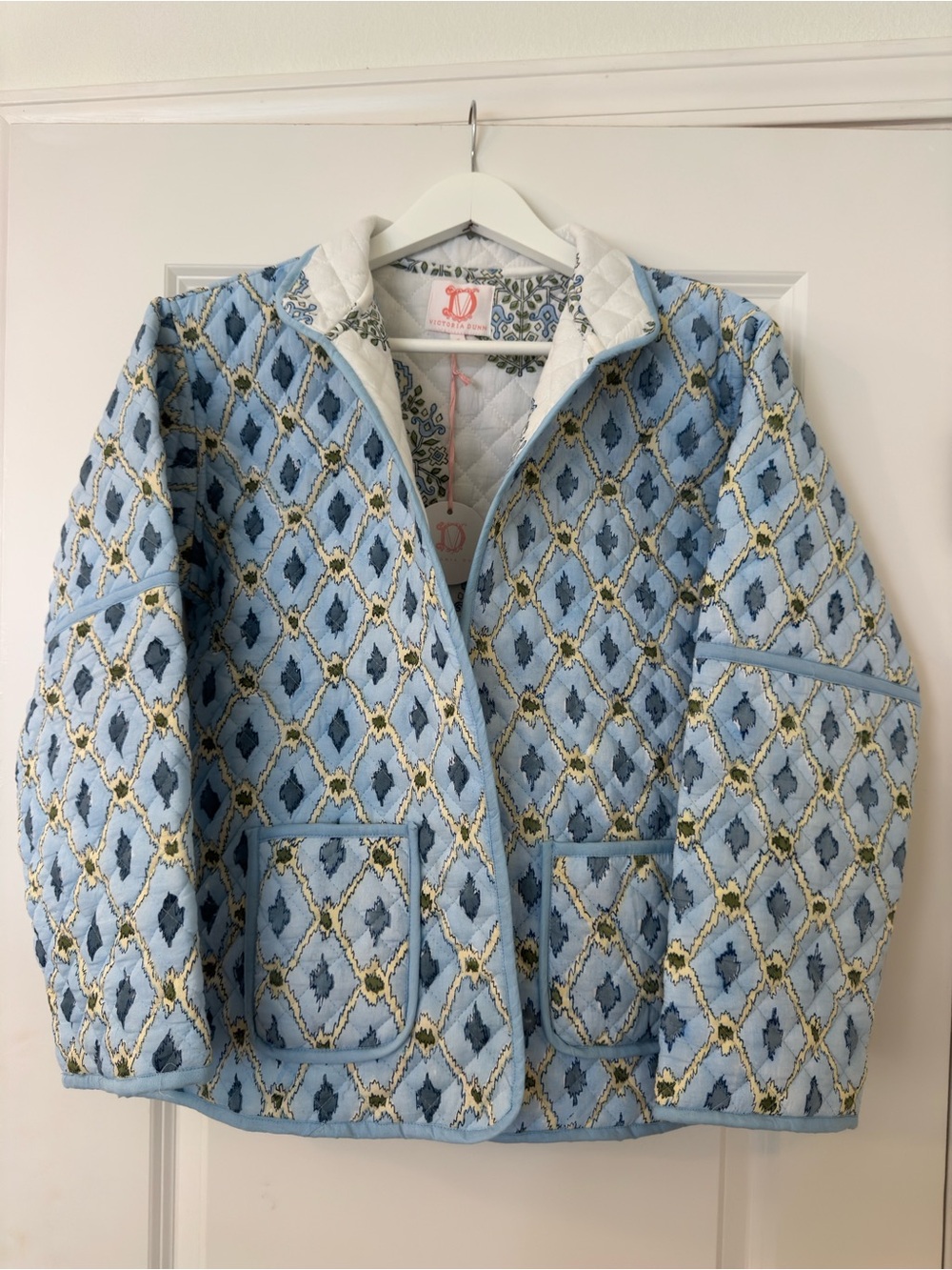 NWT Victoria Dunn Quilted Jacket